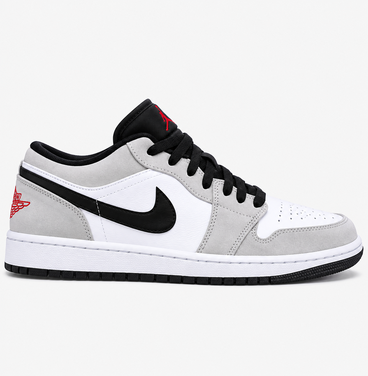baskets Air Jordan 1 Low en coloris Light Smoke Grey